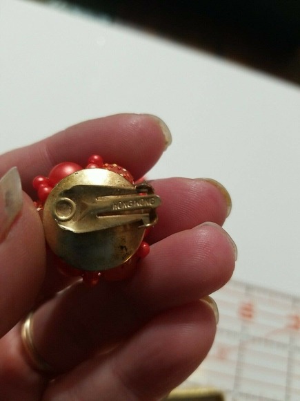 Vintage Made In Hong Kong Demi Parure Double Stranded Neckace And Earrings - Picture 10 of 10